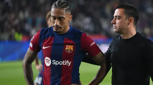 Barcelona quer vender Raphinha para contratar outro atacante; Al-Hilal prepara oferta. (Photo by David Ramos/Getty Images)
