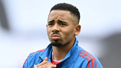 Gabriel Jesus, do Arsenal, vira algo de piada na Premier League: "Fraude"<br />
(Photo by Michael Regan/Getty Images)