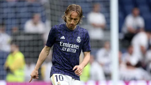 Luka Modric of Real Madrid . (Photo by Florencia Tan Jun/Getty Images)