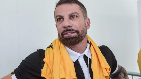 Pedrinho, presidente do Vasco entende que . 777 passa por dificuldades. Foto: Thiago Ribeiro/AGIF