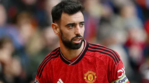 Bruno Fernandes entra na mira do PSG. (Photo by Michael Regan/Getty Images) (Photo by Michael Regan/Getty Images)