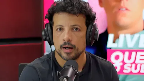 Jornalista André Hernán, traz informação sobre foto vazada de Gabigol. foto: reprodução/youtube