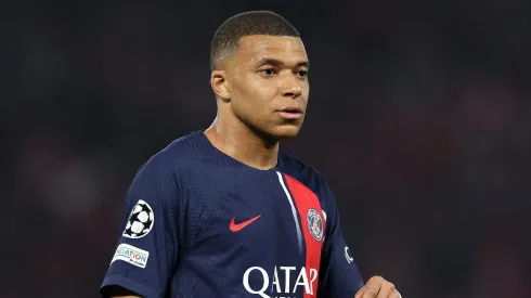 Kylian Mbappe of Paris Saint-Germain  (Photo by Richard Heathcote/Getty Images)