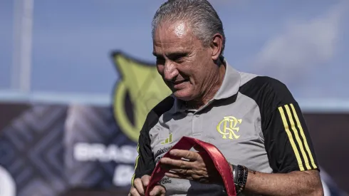 Tite, técnico do Flamengo. Foto: Heber Gomes/AGIF