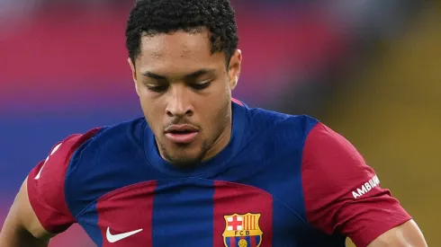 Vitor Roque foi pouco utilizado por Xavi no Barça (Foto: David Ramos/Getty Images)