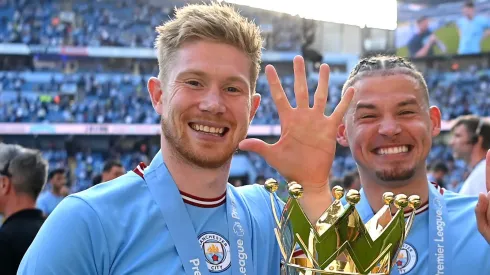 Barcelona e Manchester City podem fechar troca de jogadores para a próxima temporada (Photo by Michael Regan/Getty Images)