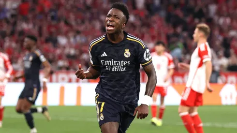 Vinicius Junior of Real Madrid . (Photo by Alex Pantling/Getty Images) (Photo by Alex Pantling/Getty Images)