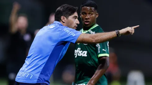 Abel Ferreira, Endrick . (Photo by Alexandre Schneider/Getty Images)