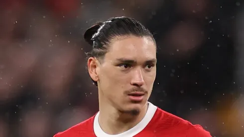 Darwin Núñez manda a real ao Negrete. Foto: Jan Kruger/Getty Images