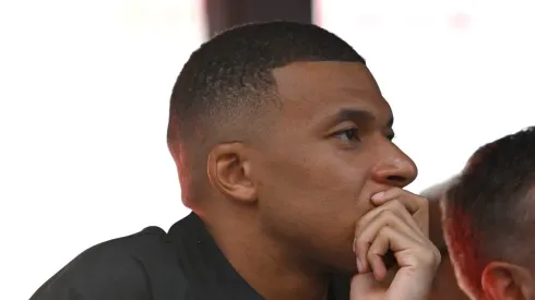 Mbappé aproveitou para projetar a Eurocopa 2024. Foto: Rudy Carezzevoli/Getty Images