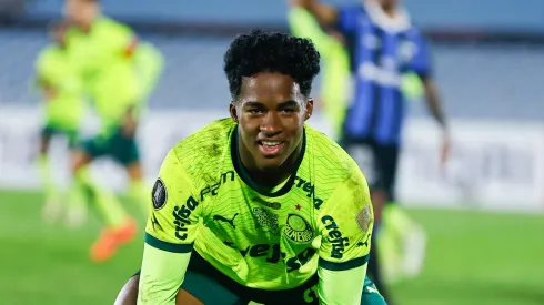 Endrick em ação pelo Palmeiras.