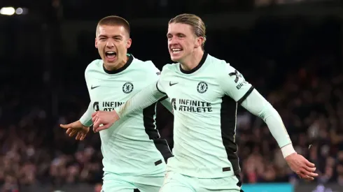 Conor Gallagher of Chelsea celebrates . (Photo by Julian Finney/Getty Images)