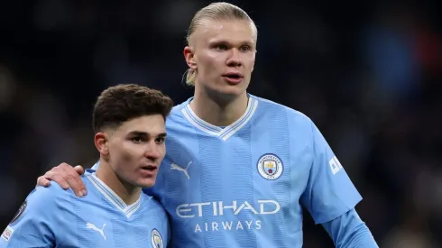 R$ 518 milhões: PSG quer superar rival espanhol e anunciar atacante do Manchester City. (Photo by Catherine Ivill/Getty Images)