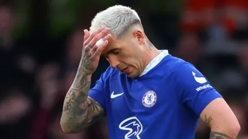 Enzo Fernandez of Chelsea (Photo by Marc Atkins/Getty Images)