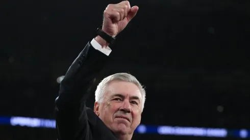 Técnico do Real Madrid, Ancelotti (Photo by David Ramos/Getty Images)