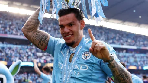 Manchester City aceita R$ 268 milhões e fica próximo de fechar venda de Ederson. (Photo by Naomi Baker/Getty Images)