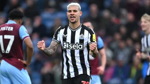 Bruno Guimaraes of Newcastle United . (Photo by Stu Forster/Getty Images)