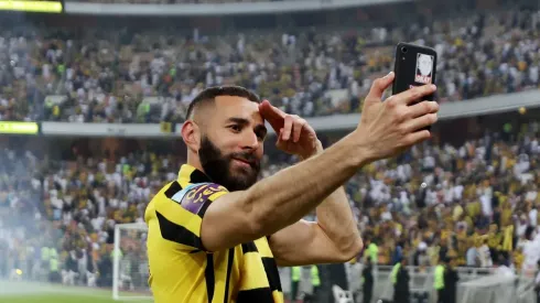 Benzema pode ter novo companheiro na Arábia Saudita. Foto: Yasser Bakhsh/Getty Images