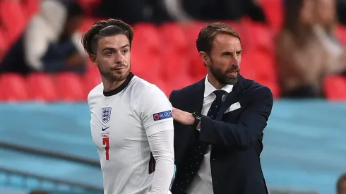 Campeão da Premier League, Grealish fica fora da Euro 2024. Foto: Laurence Griffiths/Getty Images