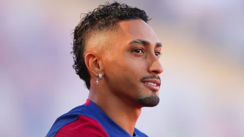 Barcelona e Liverpool podem fechar troca de jogadores envolvendo Raphinha (Photo by Eric Alonso/Getty Images)