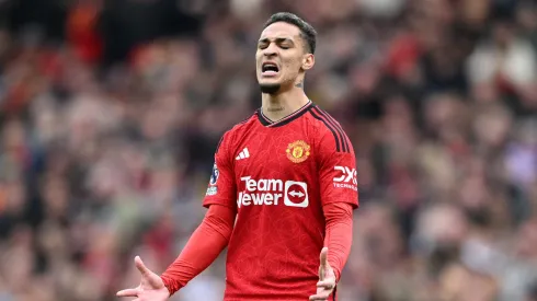 Antony marcou apenas 11 gols e deu cinco assistências em 82 jogos pelo United. Foto: Michael Regan/Getty Images)