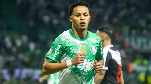 Lázaro em ação na partida entre Palmeiras e Vasco, pela rodada passada do Brasileirão. (Sipa US / Alamy Stock Photo)