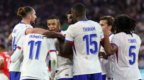 Jogadores comemoram gol contra a Áustria (Photo by Kevin C. Cox/Getty Images)