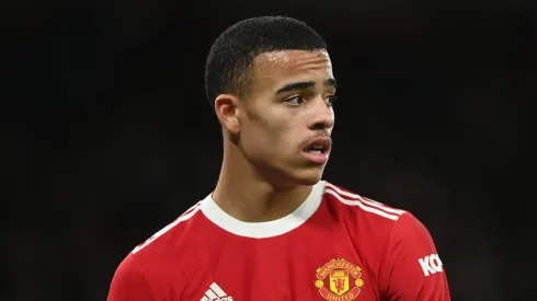 Mason Greenwood quando estava no Man United. Foto: Gareth Copley/Getty Images
