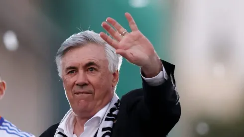 Ancelotti dá tchau para campeão no Real Madrid. Foto: Gonzalo Arroyo Moreno/Getty Images