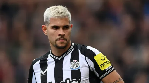Bruno Guimarães, do Newcastle (Photo by Gareth Copley/Getty Images) (Photo by Gareth Copley/Getty Images)