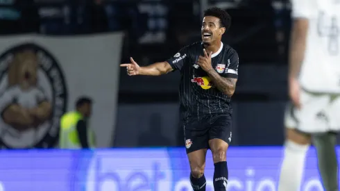 Lucas Evangelista, jogador do Red Bull Bragantino. Foto: Diogo Reis/AGIF
