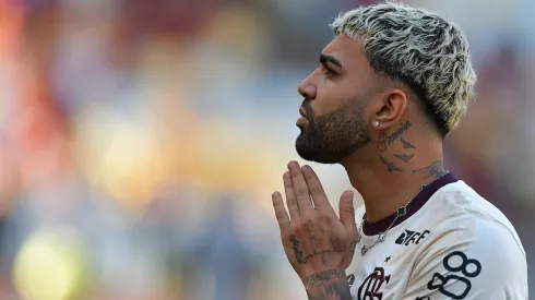 Gabigol na partida contra o Vasco. Foto: Thiago Ribeiro/AGIF