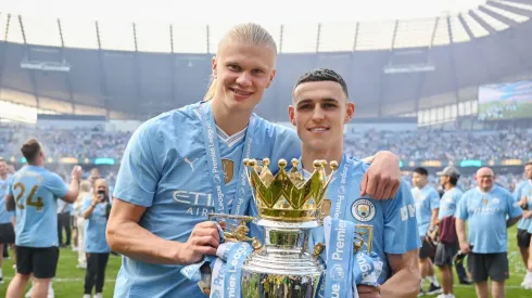 Barcelona: Joan Laporta promete contratação de atacante do Manchester City; Negócio depende de uma condição. (Photo by Michael Regan/Getty Images)