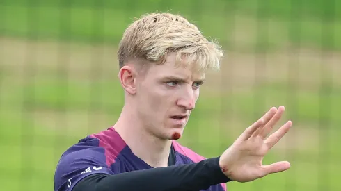 Anthony Gordon sofre acidente na Alemanha. Foto: Richard Pelham/Getty Images