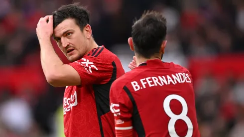 Harry Maguire do Manchester United . (Photo by Stu Forster/Getty Images)