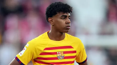 Yamal abriu o jogo em entrevista em meio à Eurocopa (Foto: Alex Caparros/Getty Images)