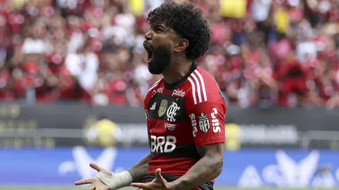 Gabigol provoca torcida do Palmeiras.