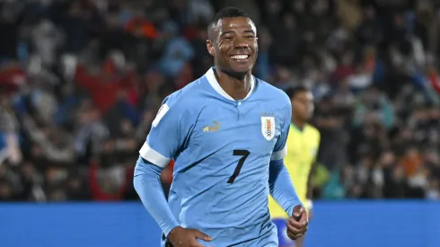 De La Cruz, jogador do Flamengo e da seleção uruguaia. (Photo by Guillermo Legaria/Getty Images)