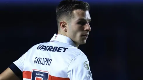 SP - SAO PAULO - 19/06/2024 - BRASILEIRO A 2024, SAO PAULO X CUIABA - Giuliano Galoppo jogador do Sao Paulo durante partida contra o Cuiaba no estadio Morumbi pelo campeonato Brasileiro A 2024. Foto: Marcello Zambrana/AGIF