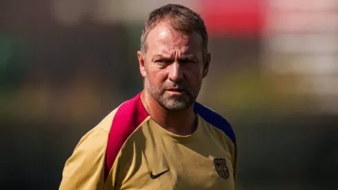 Hansi Flick. Foto: divulgação Barcelona/Twitter