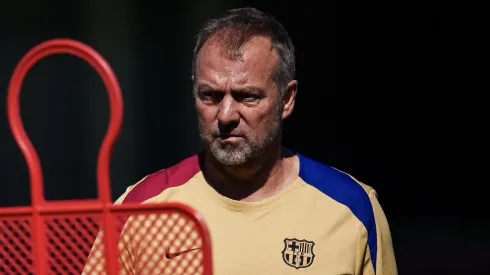 Hansi FLick pelo Barcelona. foto: divulgação/twitter/barcelona