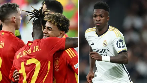 Troca de jogadores entre Vinicius Júnior e Nico Williams é sugerida ao Real Madrid. Foto: Dan Mullan & Clive Brunskill/Getty Imagens