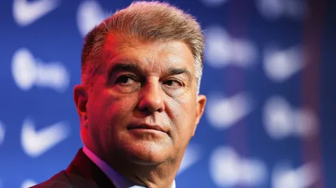 Joan Laporta, presidente do Barcelona. (Photo by Eric Alonso/Getty Images)