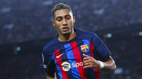 Barcelona estabelece valor assustador para negociar Raphinha nesta janela. (Photo by Eric Alonso/Getty Images)