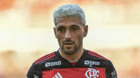 Arrascaeta, meia do Flamengo. Foto: Thiago Ribeiro/AGIF