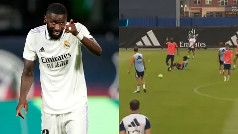 Rüdiger protagoniza cena chocante no treino do Real Madrid. Foto: Thearon W. Henderson/Getty Images