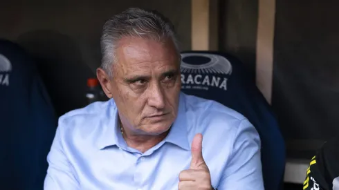 Tite, técnico do Flamengo. Foto: Jorge Rodrigues/AGIF