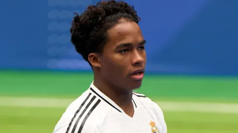 Endrick estreou como titular do Real Madrid (Foto: Angel Martinez/Getty Images)