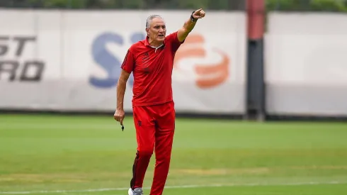 Tite, técnico do Flamengo. (Foto: Marcelo Cortes/Flamengo)