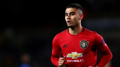 Andreas Pereira não se firmou no Manchester United. (Photo by Dean Mouhtaropoulos/Getty Images)